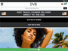 Tablet Screenshot of dv8fashion.com
